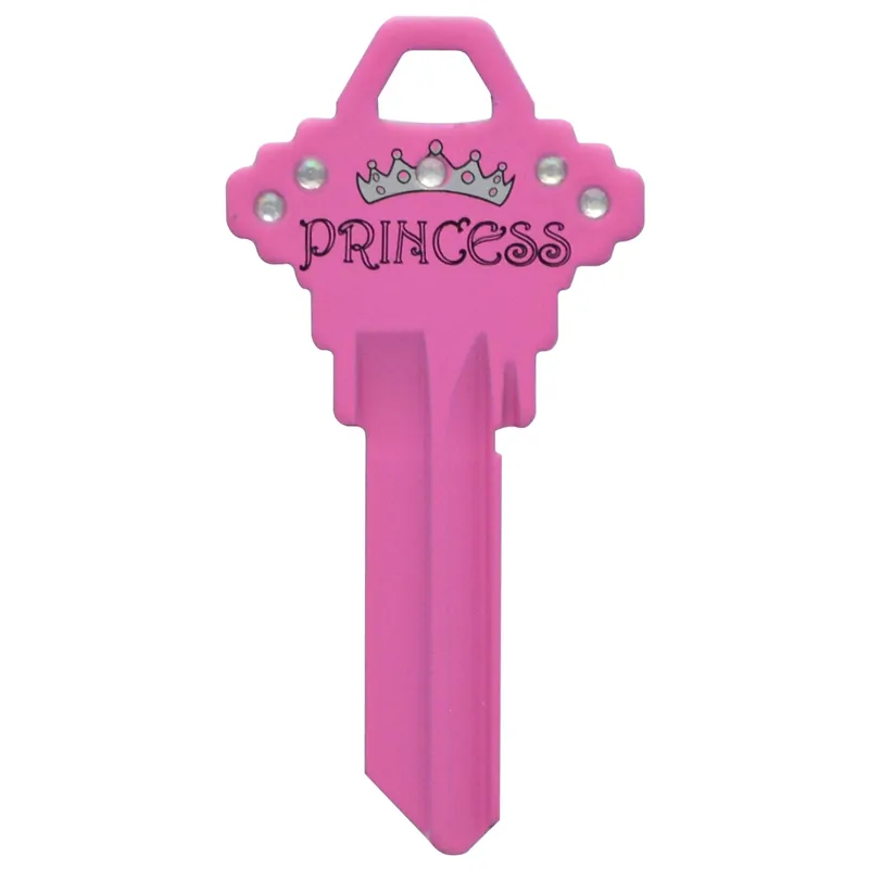 Diva Princess House/office Universal Key Blank Single Pink