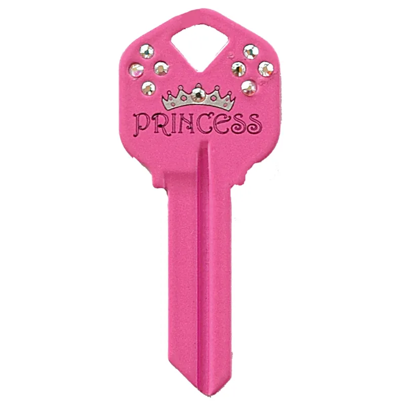Diva Princess House/office Universal Key Blank Single Pink
