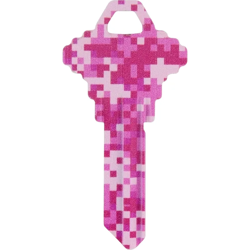 Wackey Digital Camo Universal Key Blank 68/sc1 Single Sided Brass