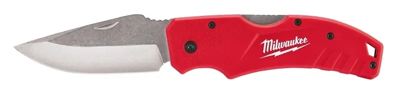 7-1/4 In. Lockback Folding Pocket Knife Red 1 Pk