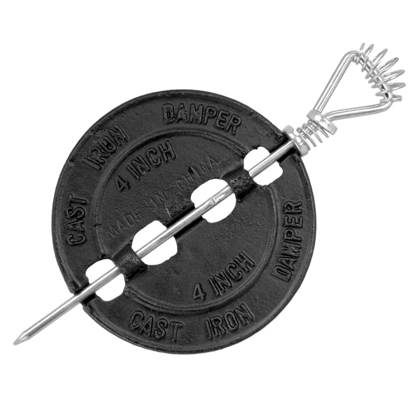 Cast Iron Stove Pipe Damper, 4 In.