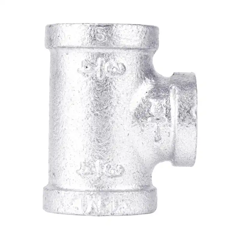 3/4 X 3/4 X 1/2 In. Galvanized Pipe Reducing Tee