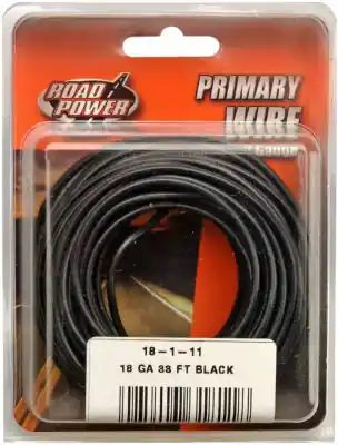 33 Ft. 18 Ga. Primary Wire Black