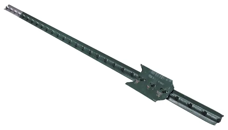 T-post 6 Ft Steel Green/silver Model Tp133pgn060 For Fencing