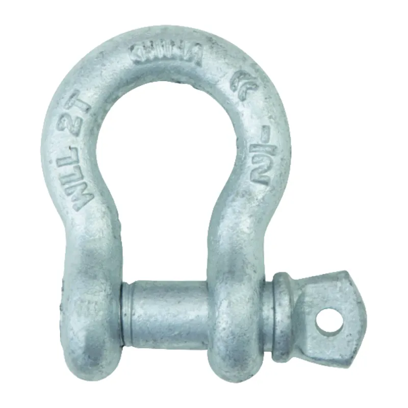 Galvanized Screw Pin Anchor Shackle, 1/2 In.