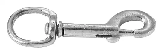Bolt Snap, Zinc Plated, 1/2 In.