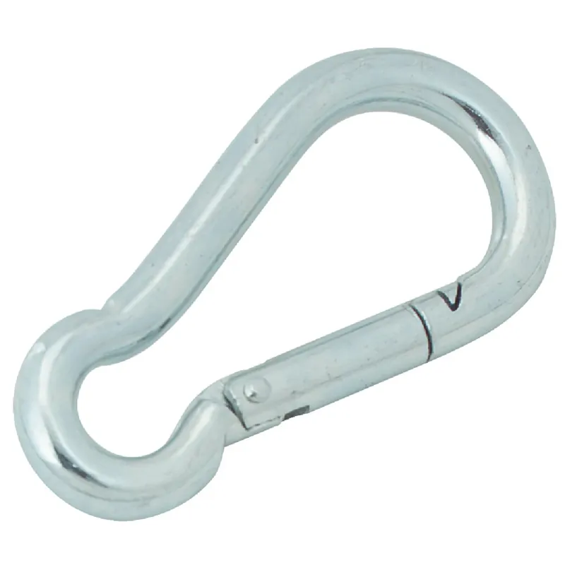 Spring Snap Link, Zinc Finish, 7/16 In.