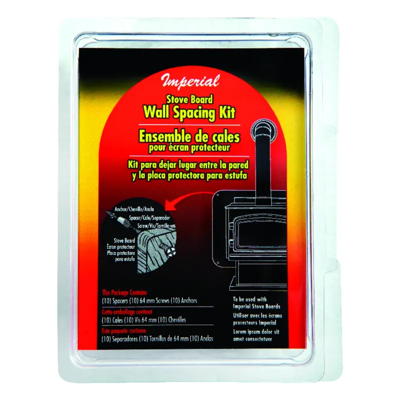 Stove Board Wall Spacing Kit