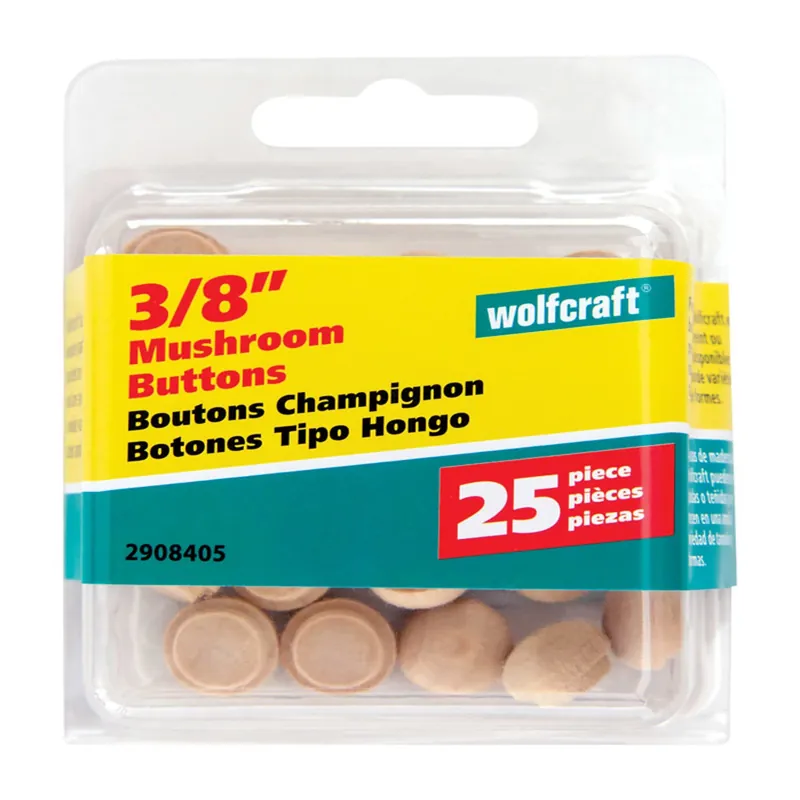 Round Hardwood Mushroom Plug 3/8 In. D X 0.3 In. L 1 Pk Natural