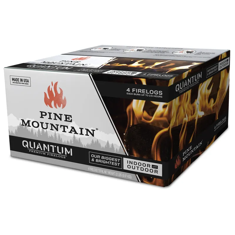 Quantum Fire Log 2.5 Hr 4 Pk 22 Lb