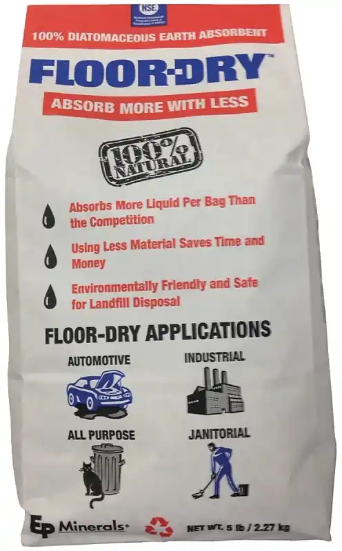 5lb Diatomaceous Earth Oil Absorbent 9805/8804 - All Purpose Granular
