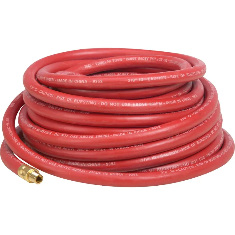 3/8 In. X 50 Ft. Rubber Air Hose - 300 Psi Pressure Rating
