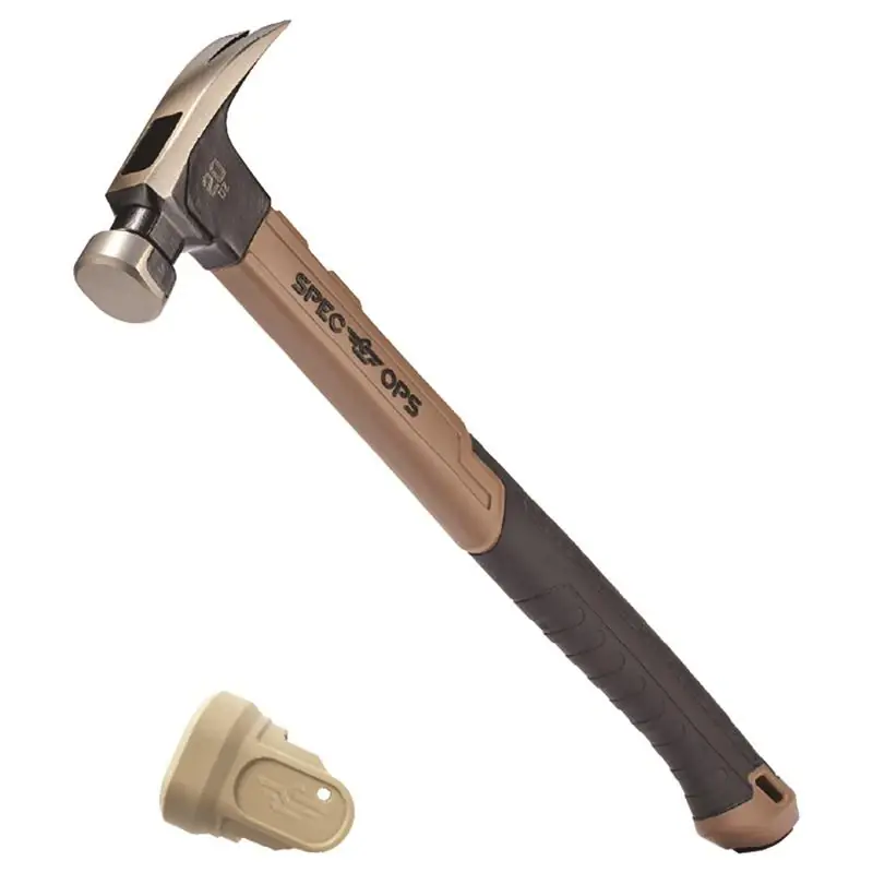 20 Oz Smooth Face Claw Hammer With 16 In Fiberglass Handle