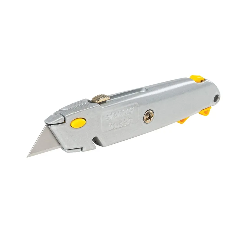 Quickchange 6-3/8 In. Retractable Utility Knife Gray 1 Pk