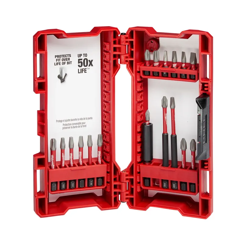 Shockwave Assorted 1/4 In. Hex Impact Driver Bit Set 18 Pc