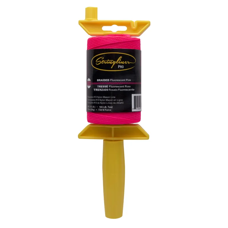 Construction Line, Fluorescent Pink Nylon, 500-ft. Reel