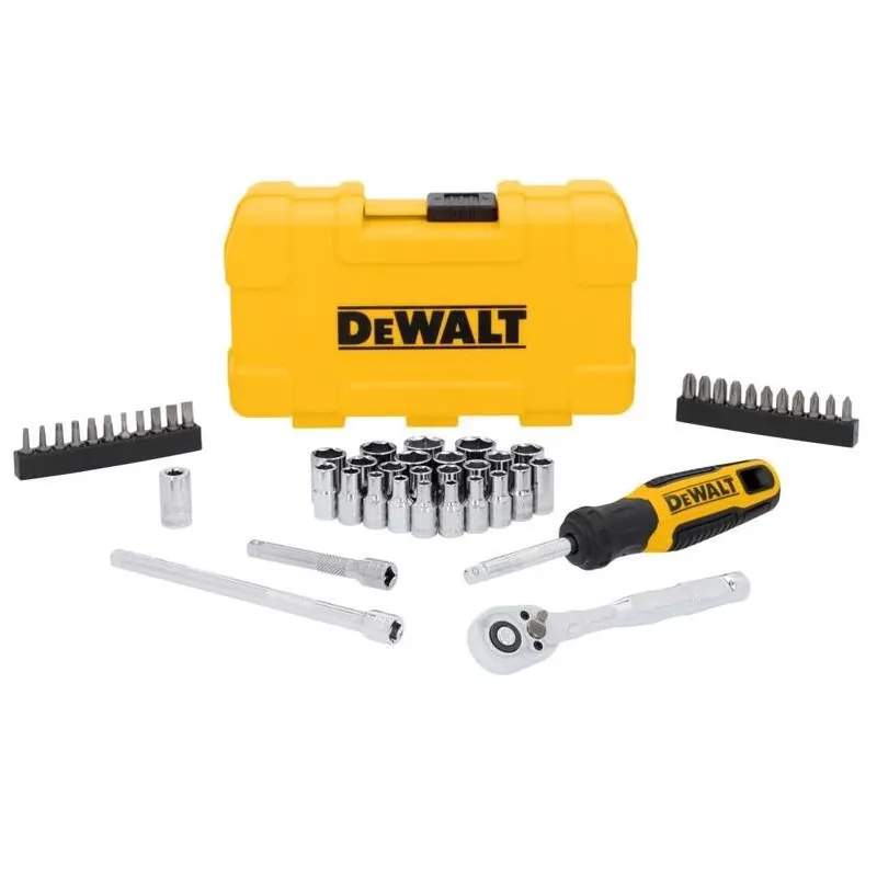 1/4" Drive 50‑piece Metric & Sae Mechanic Tool Set