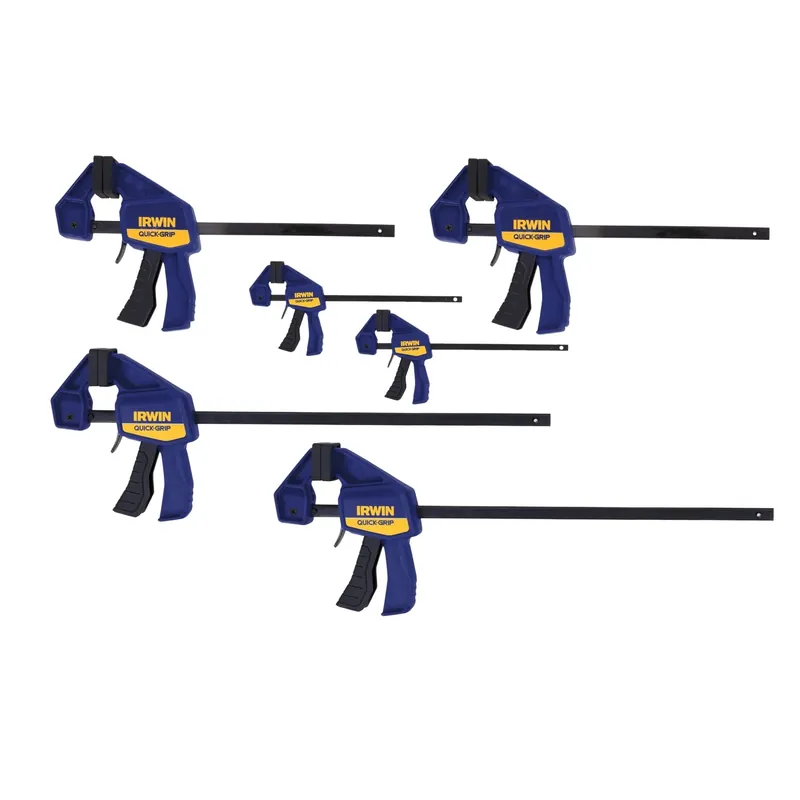 Quick-grip Bar Clamp Set 100 Lb 6 Pc