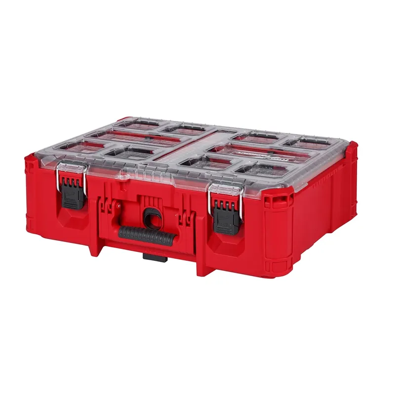 Packout Deep Organizer Toolbox, 50 Lb. Capacity, 6 Compartments, 48-22-8432