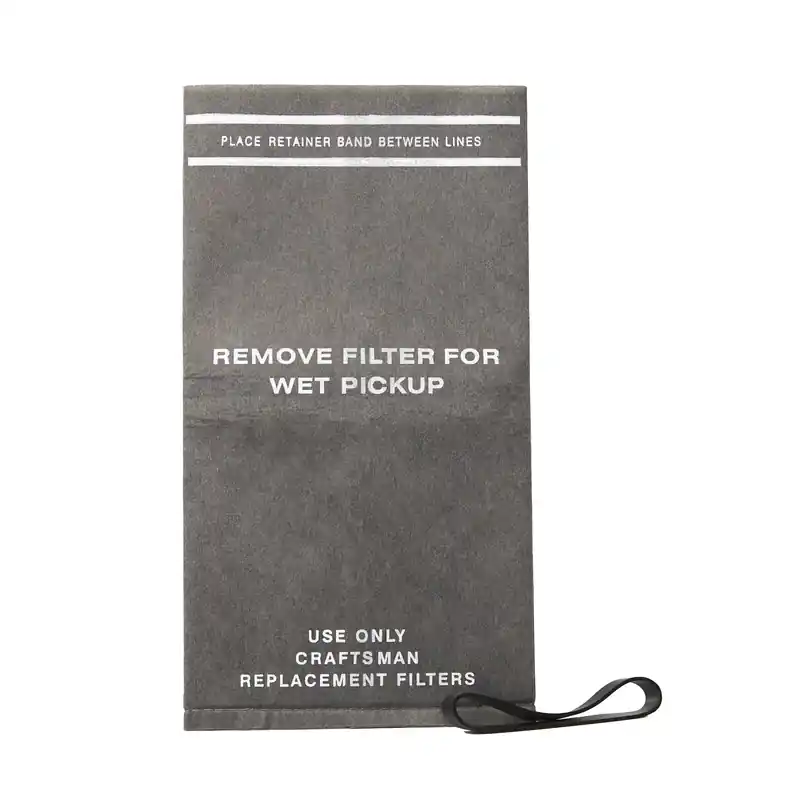 Wet/dry Vac Filter Bag 2.5 Gallon 3 Pack For Dry Debris Cleanup