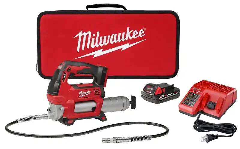 M18 18-volt Cordless Grease Gun Kit, 2-speed, 10,000 Psi, Battery & Charger