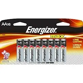 Energizer Max Aa Alkaline Batteries 16 Pk Carded