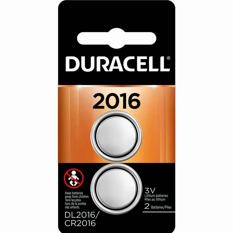 Lithium Coin 2016 3 V 0.09 Mah Medical Battery 2 Pk