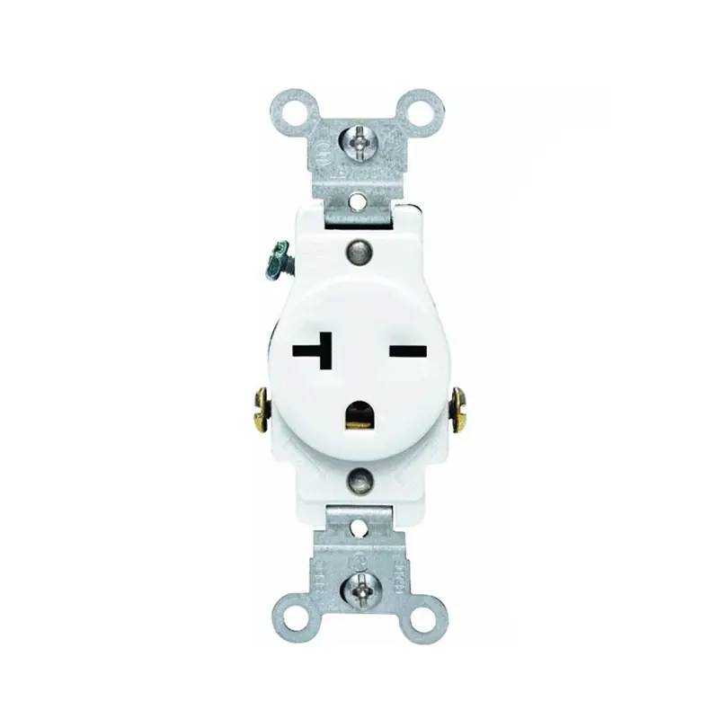 20 Amps 250 V Single White Outlet 6-20r 1 Pk