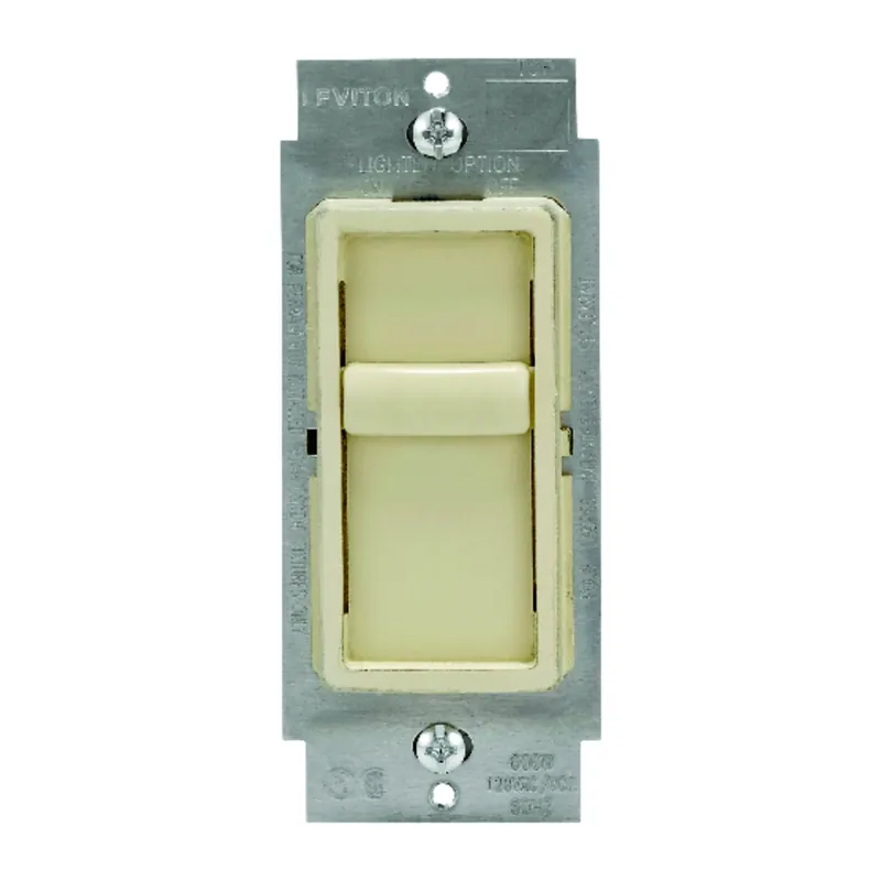 Decora Sureslide Ivory 600 W Slide Dimmer Switch 1 Pk