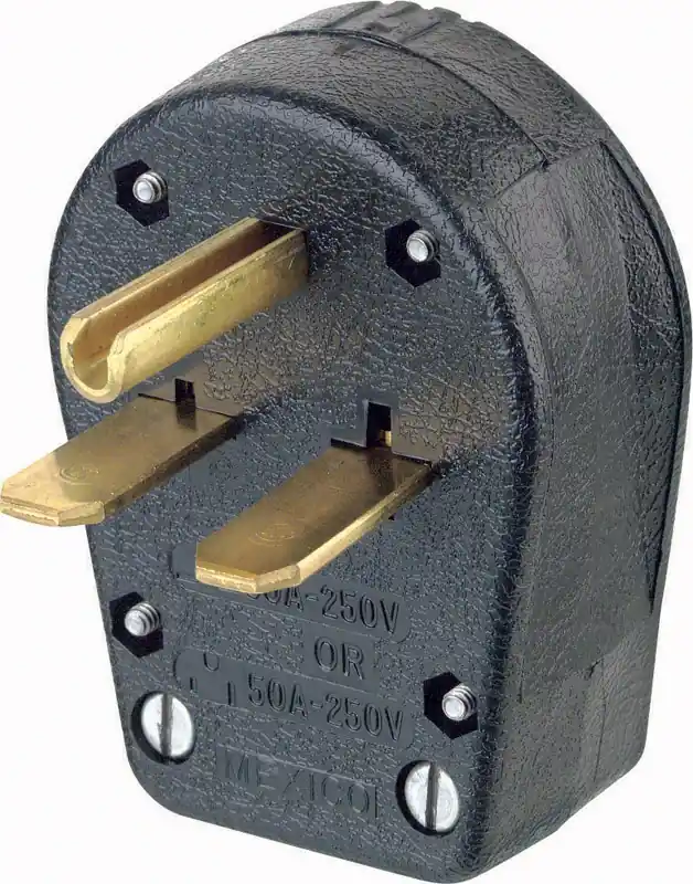 30a/50a 250v 3-wire 2-pole Dual Power Plug R55-00931-00e