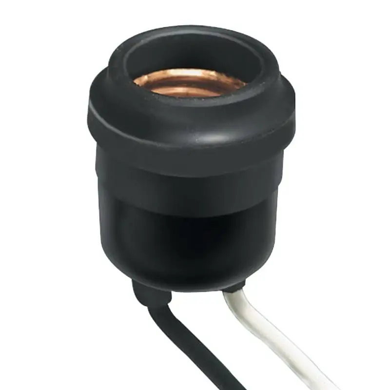 Copper Incandescent Medium Base Keyless Outdoor Socket 1 Pk