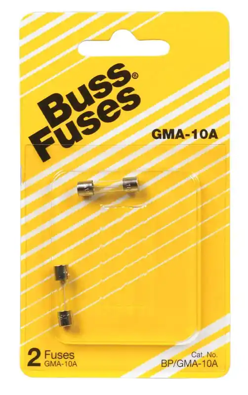 10 Amps Fast Acting Glass Fuse 1 Pk
