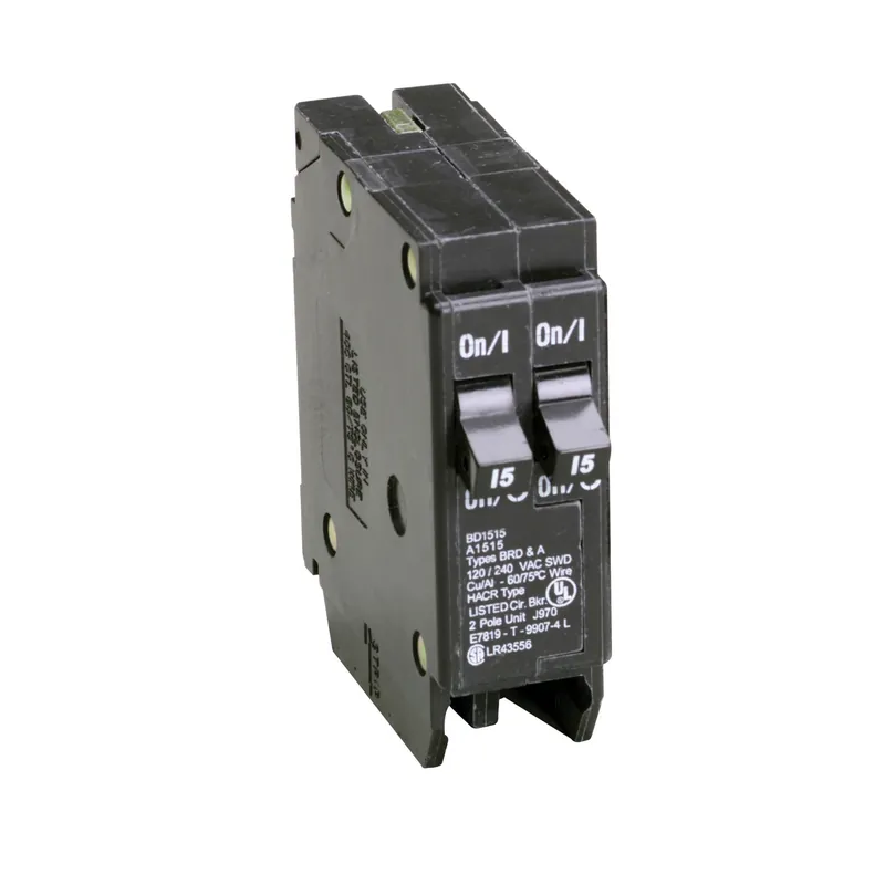 2 15a Single Pole Tandem Circuit Breaker