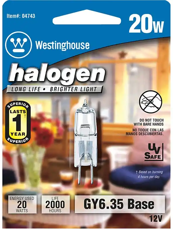 20 W Jc Decorative Halogen Bulb 300 Lm Warm White 1 Pk