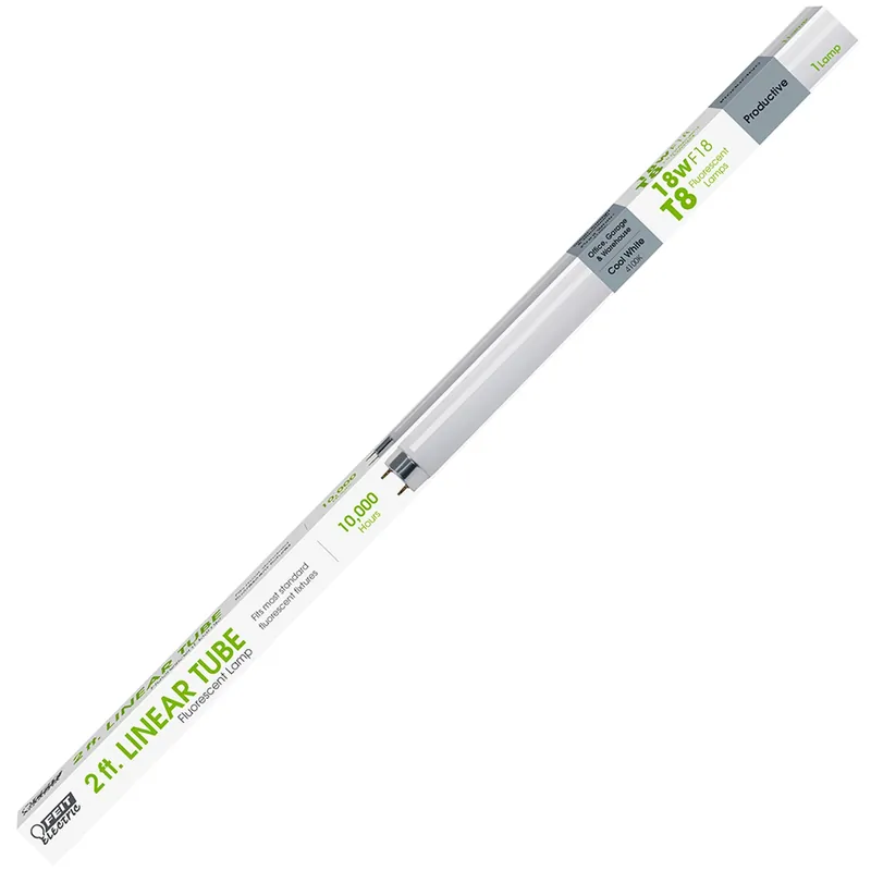 Legacy Bulbs 18 W T8 1 In. D X 23.8 In. L Fluorescent Bulb Cool White Linear 4100 K 1 Pk
