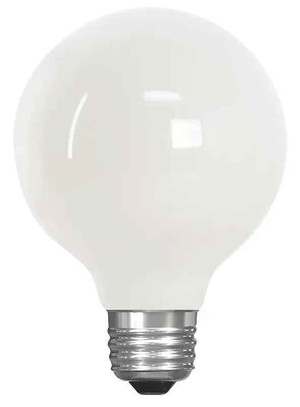 G25 E26 (medium) Filament Led Bulb Daylight 40 Watt Equivalence 1 Pk