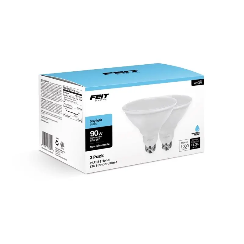 Par38 E26 (medium) Led Bulb Daylight 90 Watt Equivalence 2 Pk