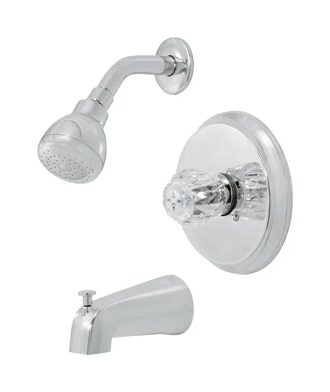 Essentials 1-handle Chrome Tub And Shower Faucet With Diverter