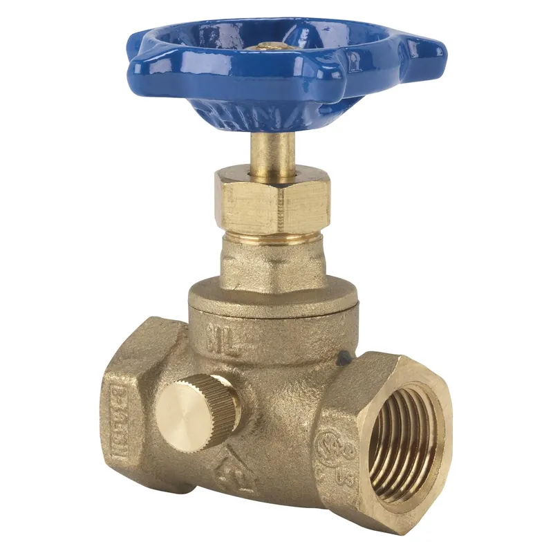 1/2 In. Fip X 1/2 In. Fip Brass Stop And Waste Valve