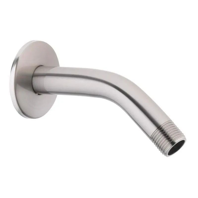 Oakbrook Brushed Nickel Stainless Steel Shower Arm & Flange – Modern Bathroom Upgrade