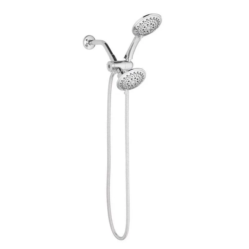 Chrome 6‑setting Showerhead Combo – 1.8 gpm Water‑saving Design