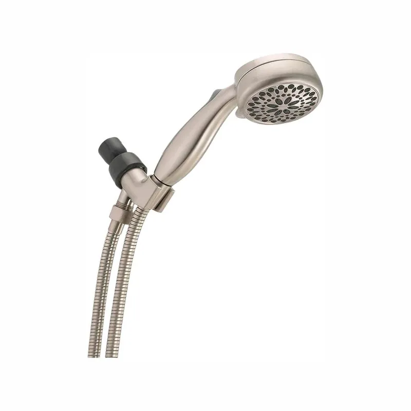 7-spray Handheld Shower Head, Satin Nickel, 1.8 Gpm