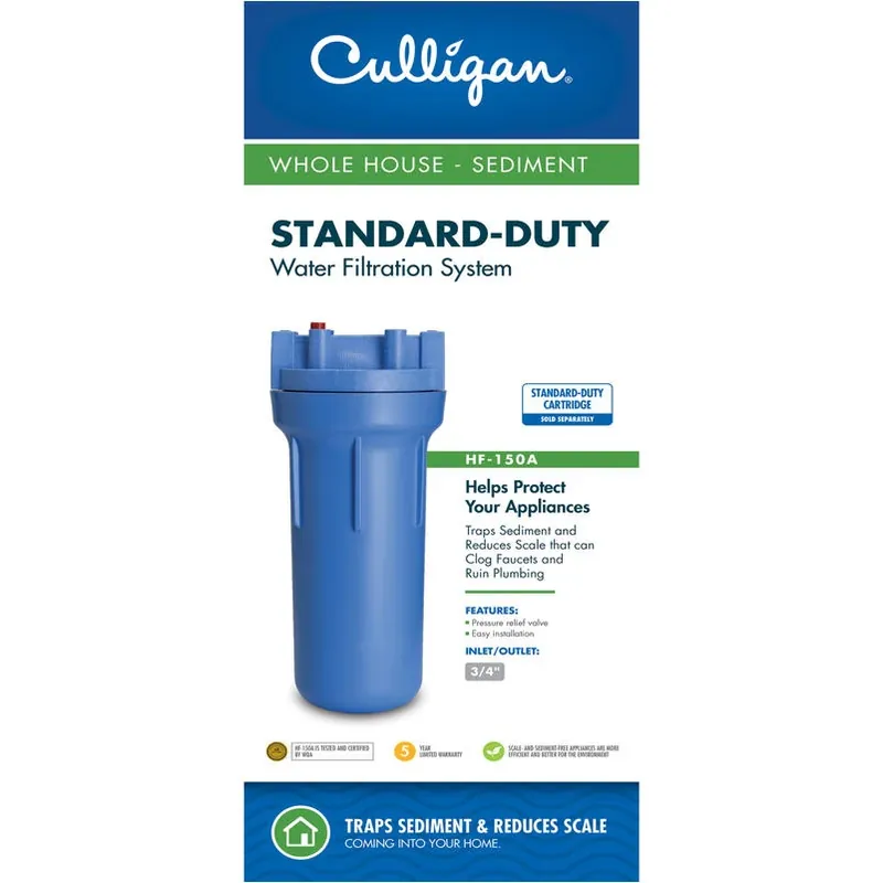 Hf-150a Whole House Sediment Water Filter Housing System