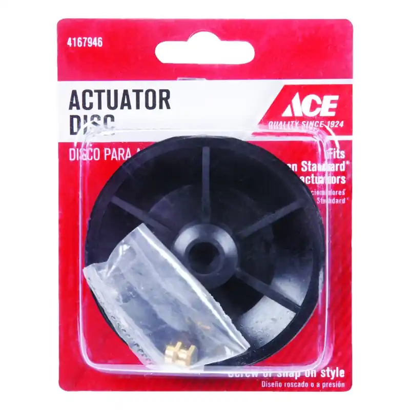 Actuator Disc For Toilet Flush Valve, Black Brass, Snap Or Screw Style, Model Ace835-29
