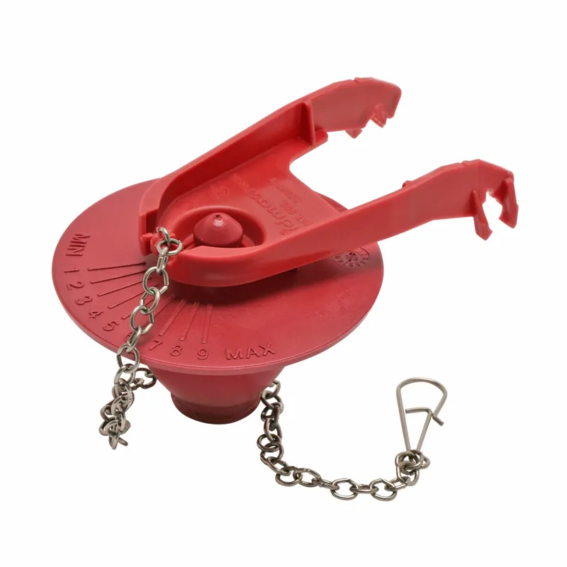 Adjust-a-flush Toilet Flapper, Red