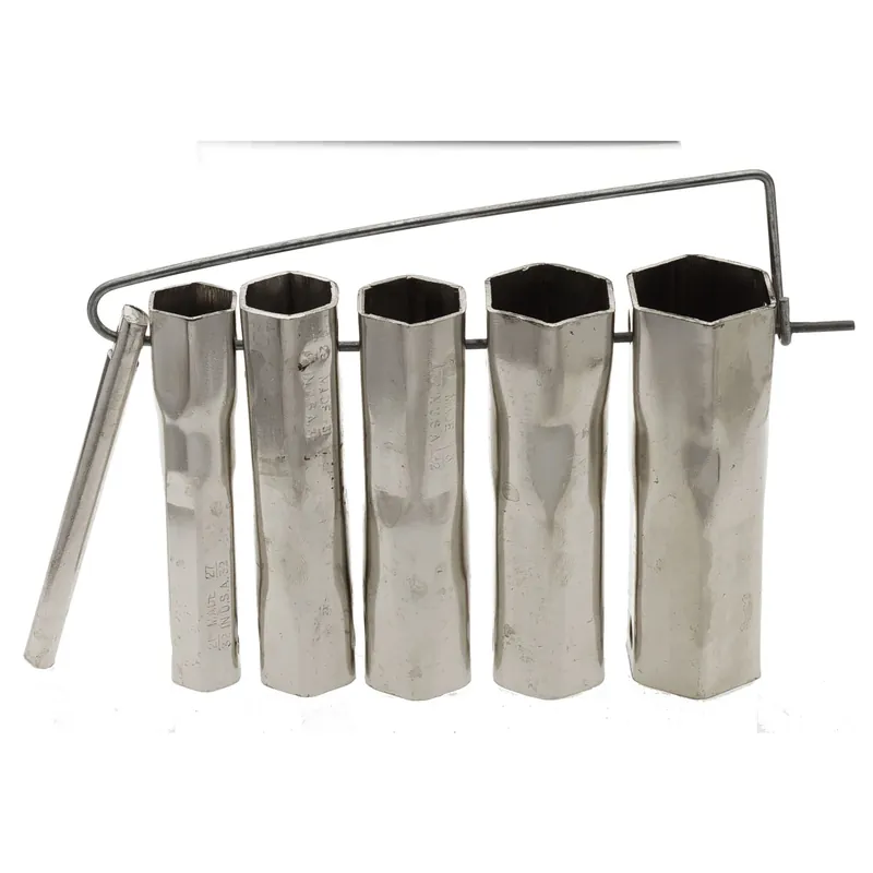 Shower Valve Socket Wrench Set Silver 6 Piece Heavy Duty