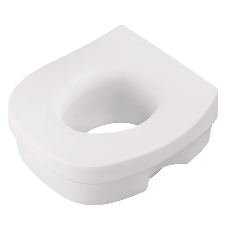 Bath Safety Elevated Toilet Seat, White