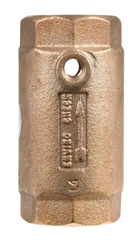 Flomatic 1¼‑in Red Brass Spring‑loaded Check Valve – Fnpt Connection