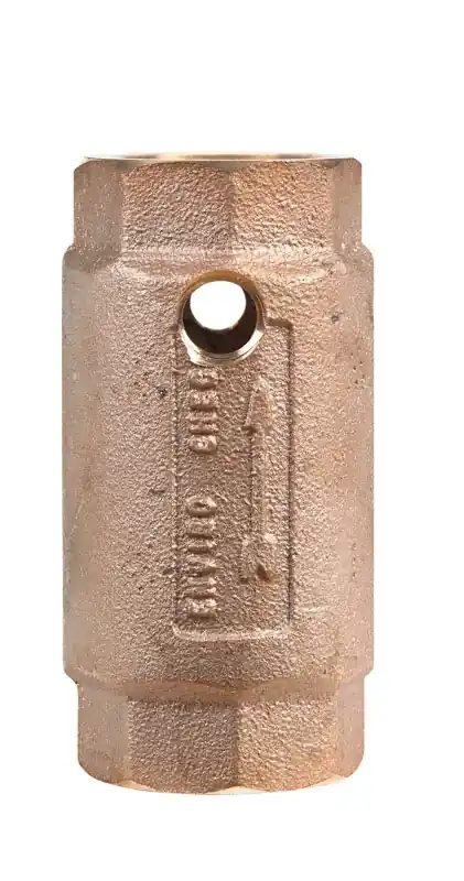 Flomatic 1 In. D Fnpt X Fnpt Red Brass Spring Loaded Check Valve Model 4061evfd