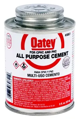 1/2 Pint All-purpose Clear Cement For Abs, Pvc, Cpvc - Model Mp208